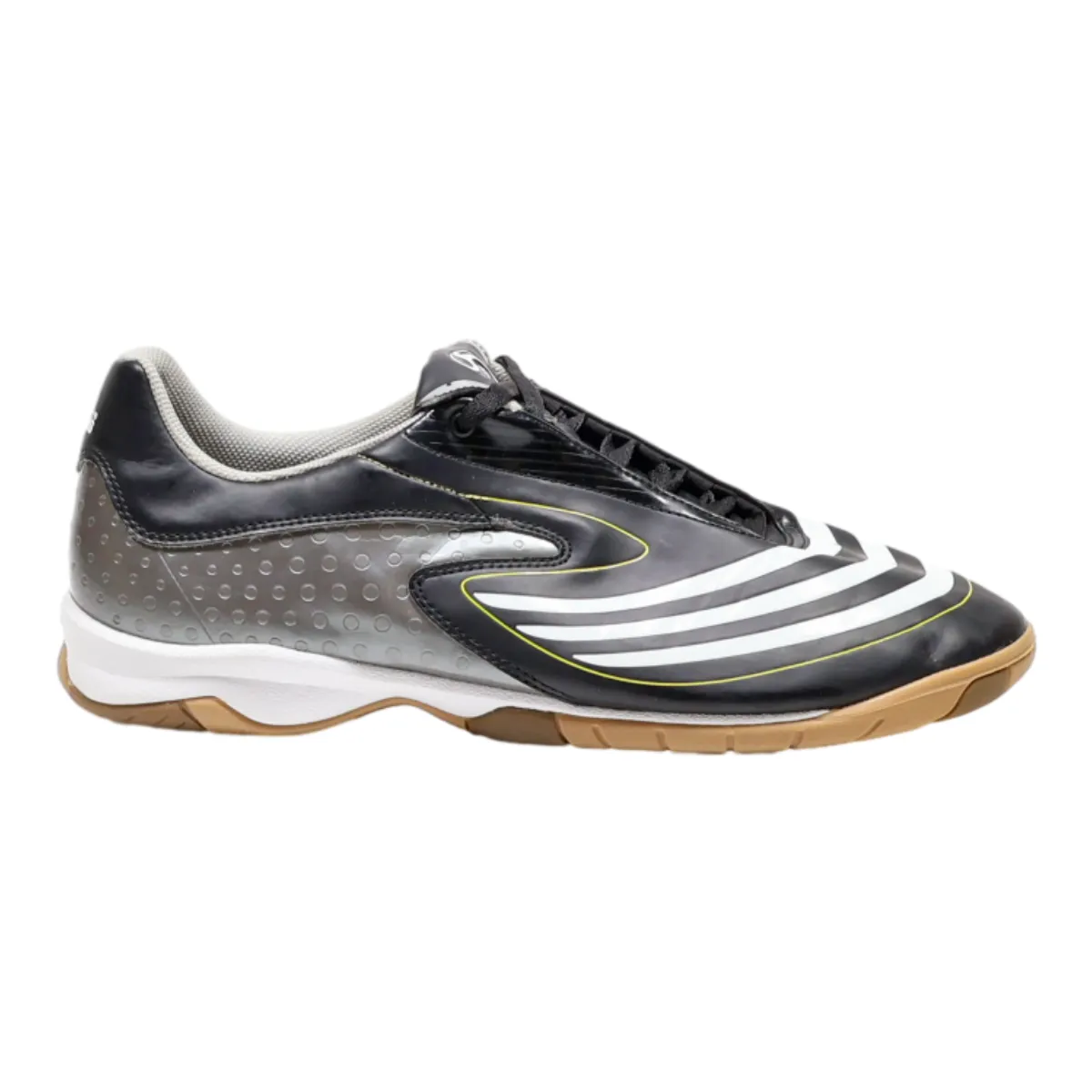 ADIDAS F10 Low Top Trainers Black Leather Mens UK 10.5