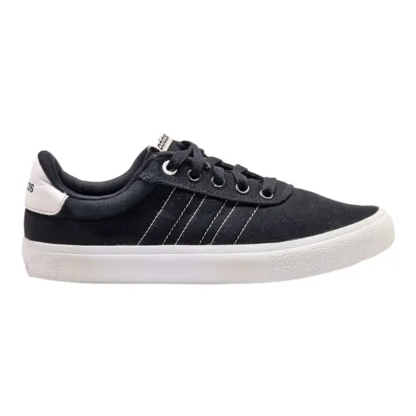 ADIDAS Low Top Trainers Black Canvas Womens UK 4