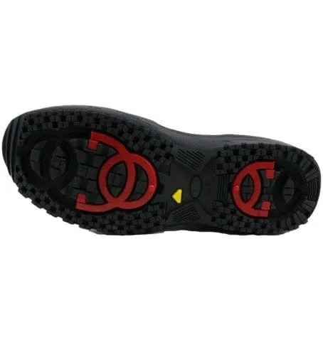 Attiba Women's Velcro Ice Grip Boots- Bordo