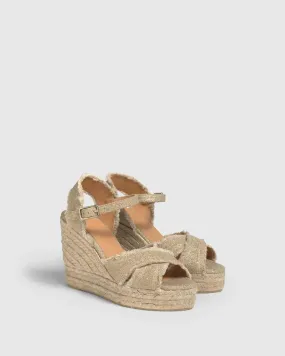 Bromelia 8 Gold Espadrilles