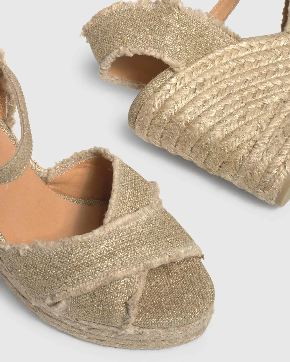Bromelia 8 Gold Espadrilles