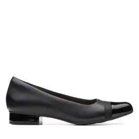 Clarks Women's Juliet Monte Low Heels- Black