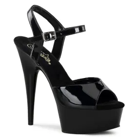 Delight-609 Black PA Platform Heels