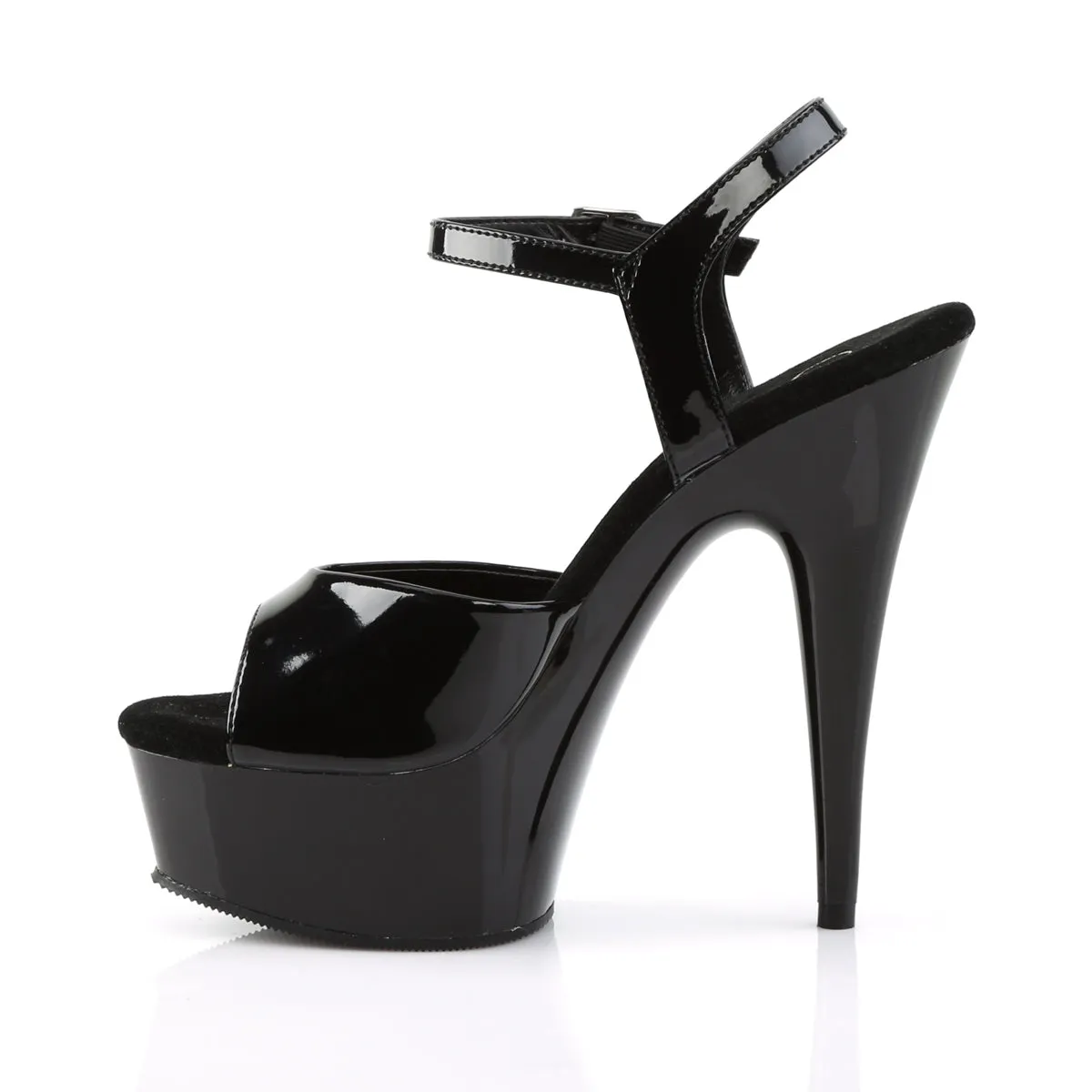 Delight-609 Black PA Platform Heels