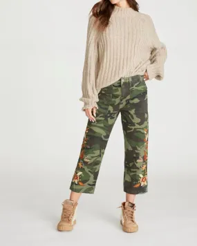 Embroidered Capris in Camo | Camo
