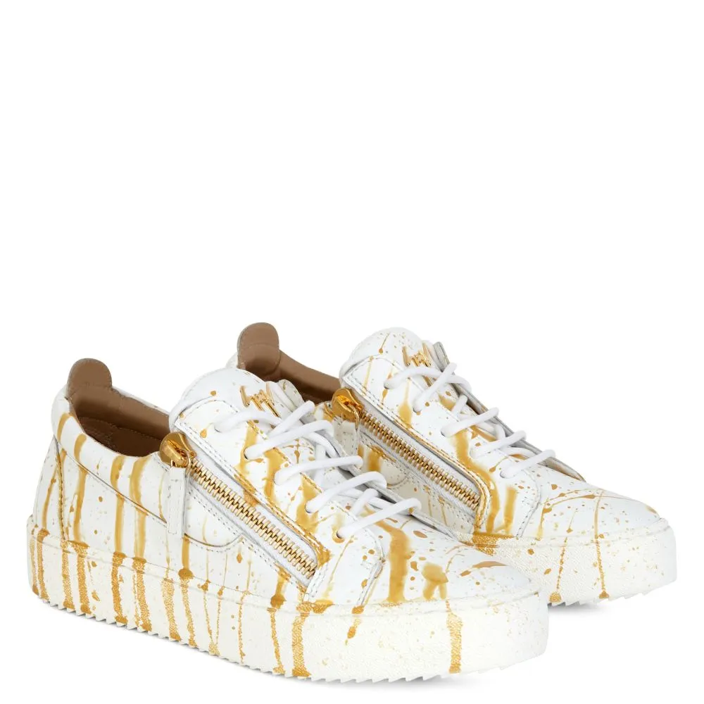 Giuseppe Zanotti Paint-Splatter Trainer
