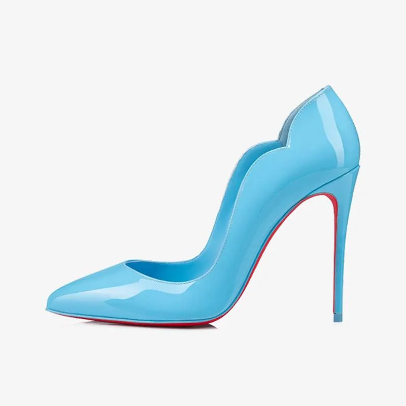 Glossy Blue Pump