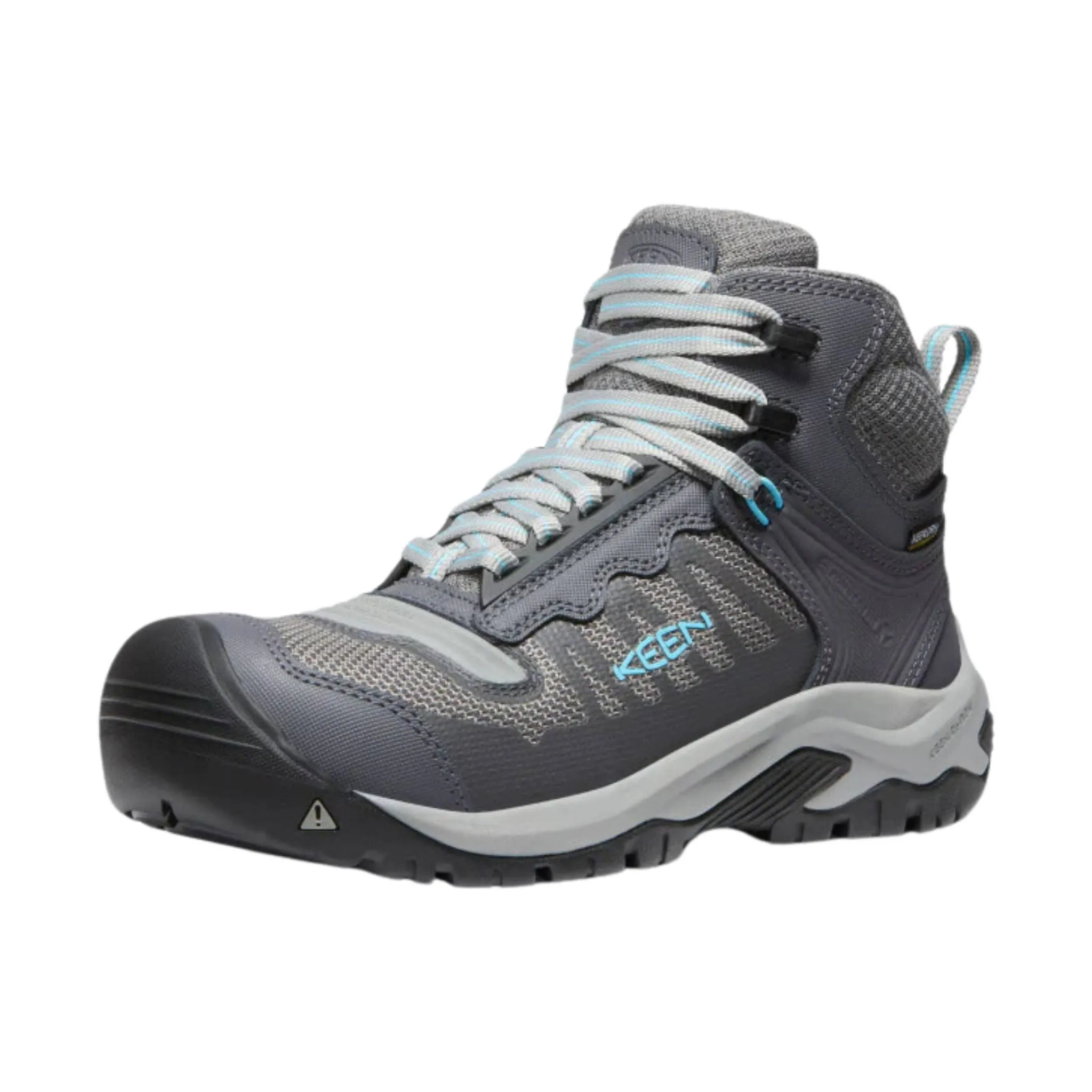KEEN Utility Women's Reno Mid Waterproof Carbon Fiber Toe Work Boots - Magnet/Ipanema