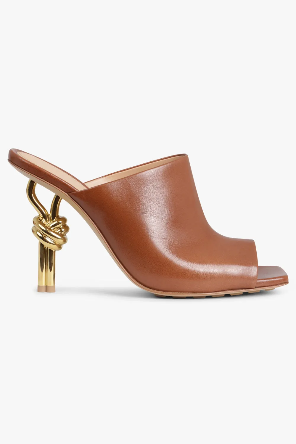 Knot Mule Sandal | Brown Sugar