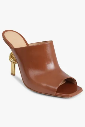 Knot Mule Sandal | Brown Sugar