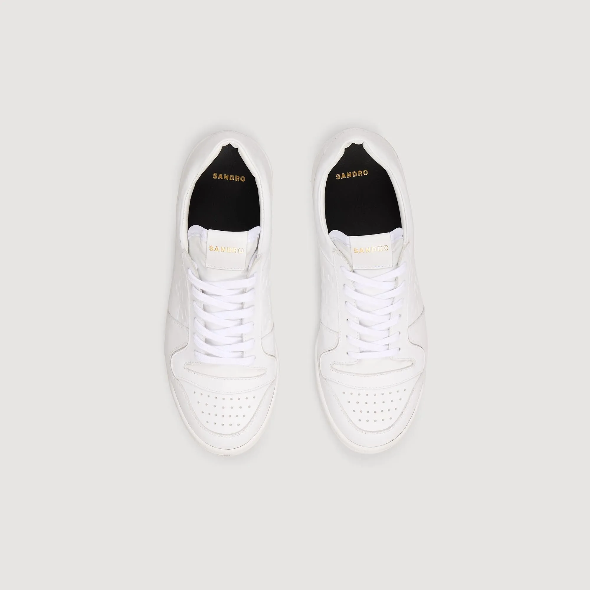 Low-Top Leather Trainers