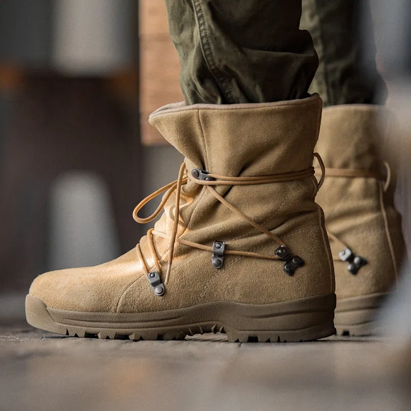 Men's Vintage High-top Desert Boots