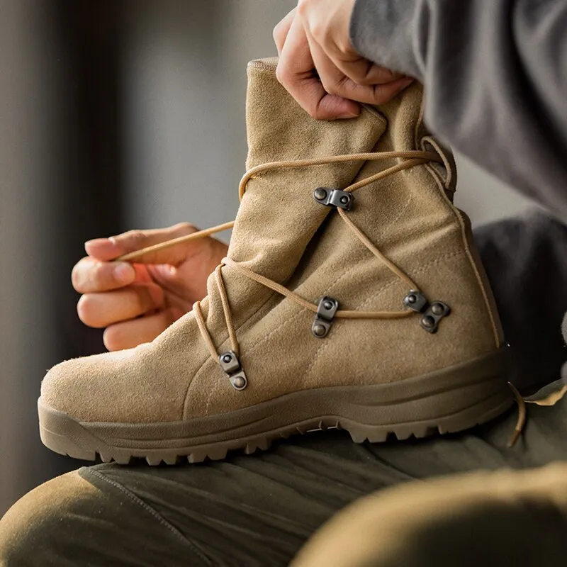 Men's Vintage High-top Desert Boots