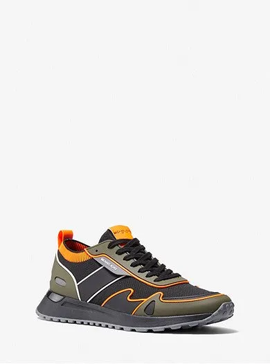 Michael Kors Miles Mixed-Media Trainers