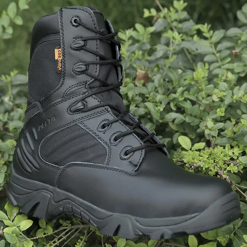 Military Tactical Leather Waterproof Boots