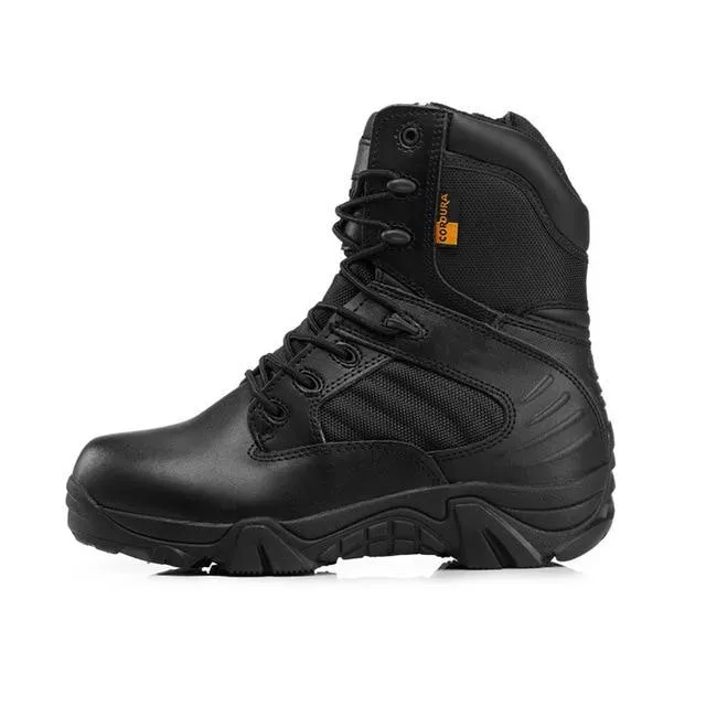 Military Tactical Leather Waterproof Boots