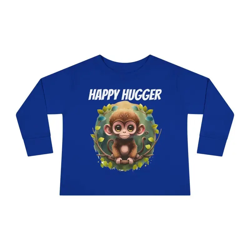 Monkey Cuddles Cozy Toddler Long Sleeve Tee