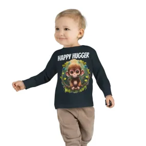Monkey Cuddles Cozy Toddler Long Sleeve Tee
