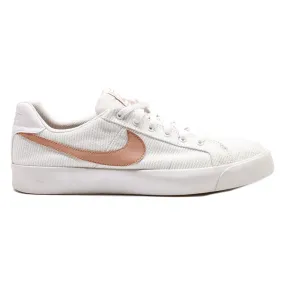 NIKE Low Top Trainers White Synthetic Mens UK 9
