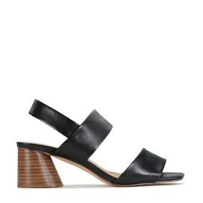 PETO LEATHER SLING BACK SANDALS