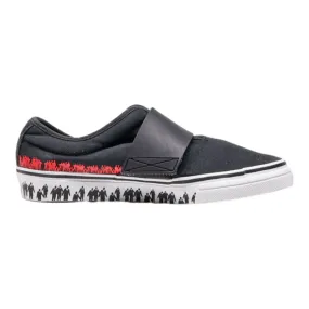 PUMA Low Top Trainers Black Canvas Mens UK 5
