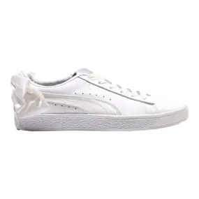 PUMA Low Top Trainers White Leather Womens UK 4.5