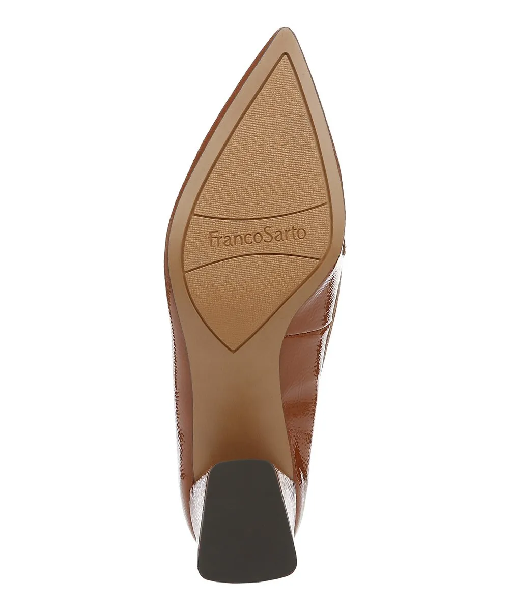 Remi Cognac Patent Franco Sarto Pumps