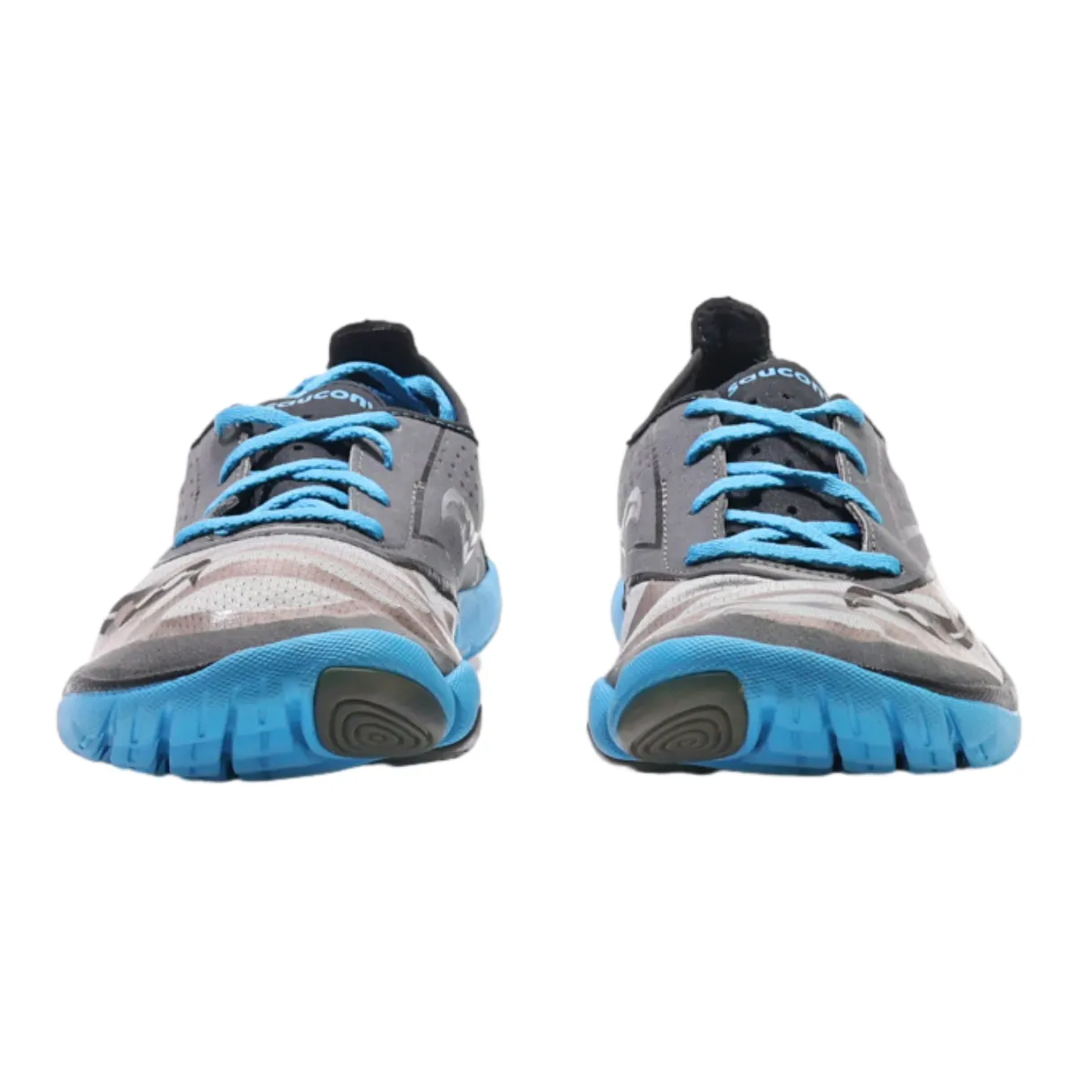 SAUCONY Low Top Trainers Grey Synthetic Womens UK 6.5