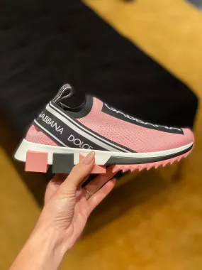 Sorrento Slip-On Sneakers - Pink/Black