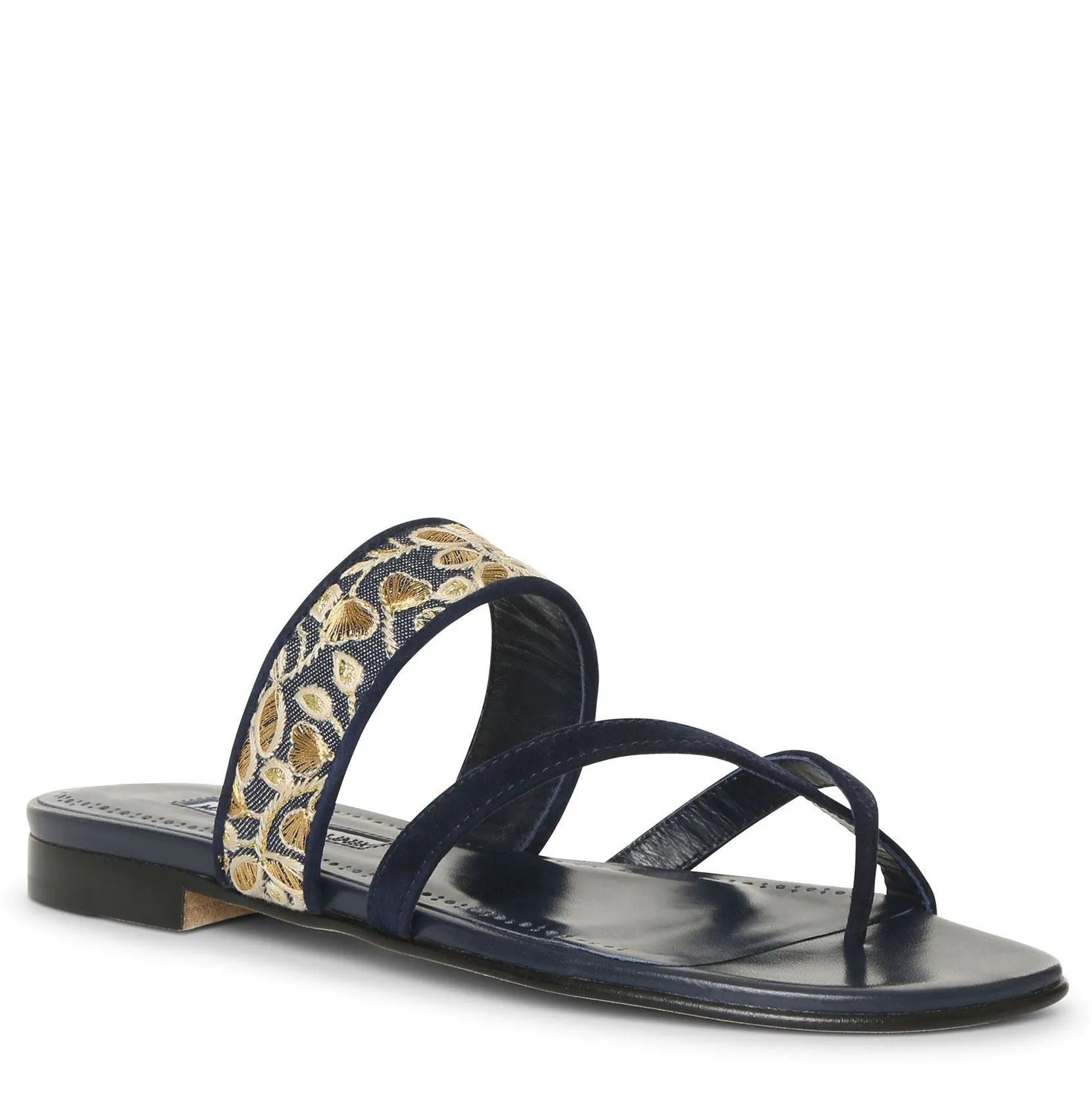 Susaperf brocade flat sandals
