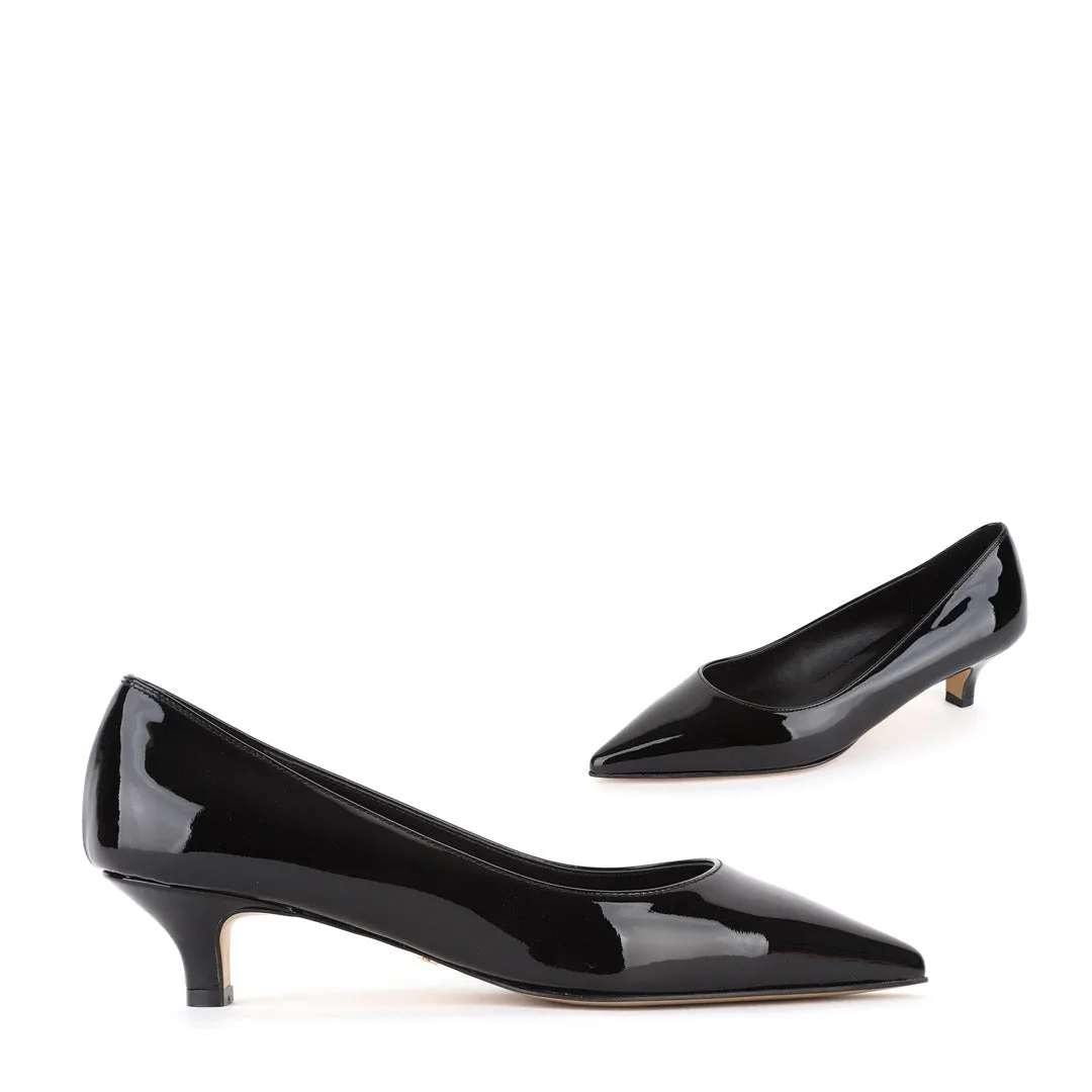 *UK size 1 - SISARA - black, 4cm heels