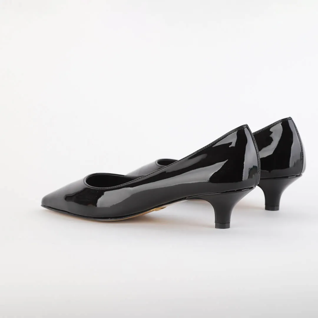 *UK size 1 - SISARA - black, 4cm heels