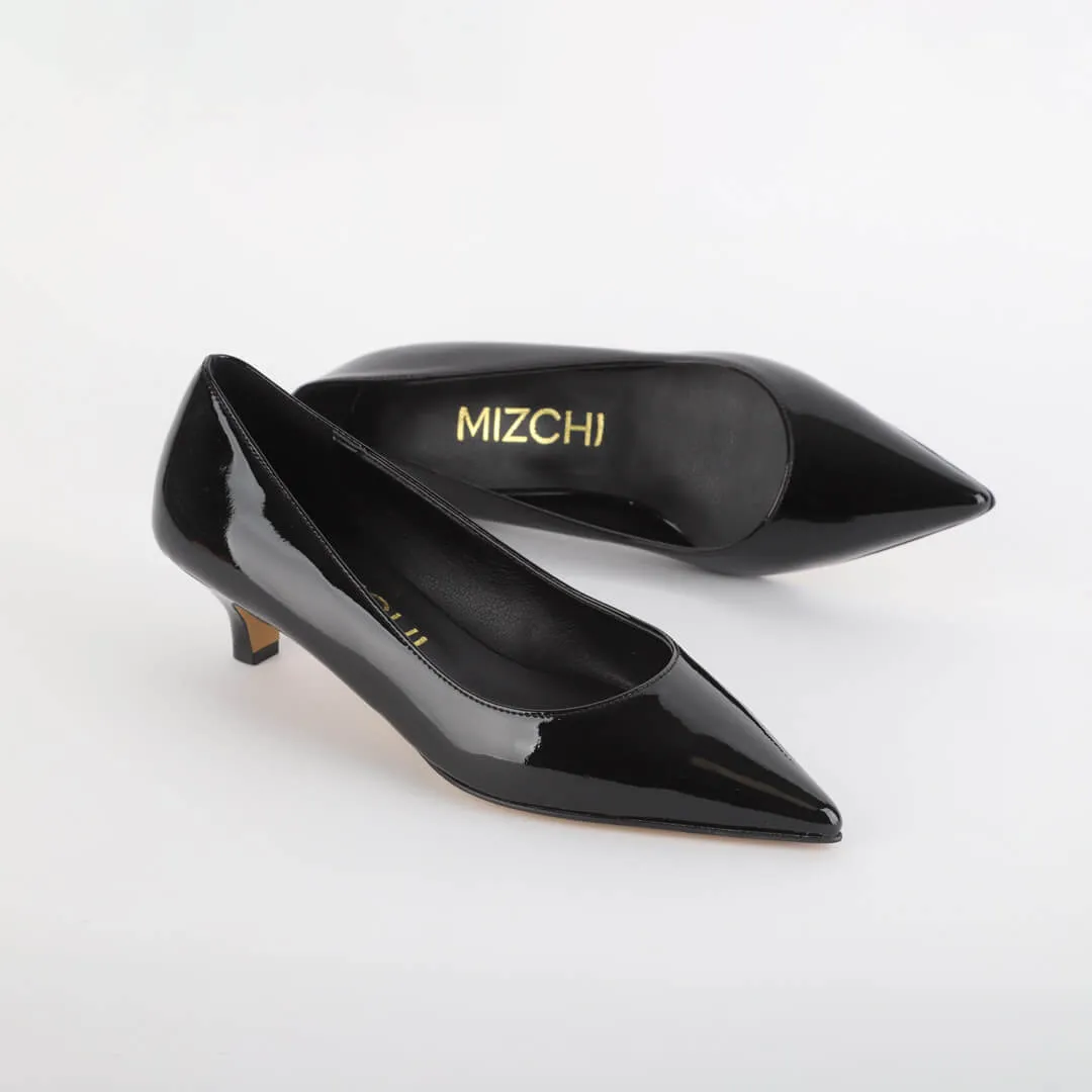*UK size 1 - SISARA - black, 4cm heels