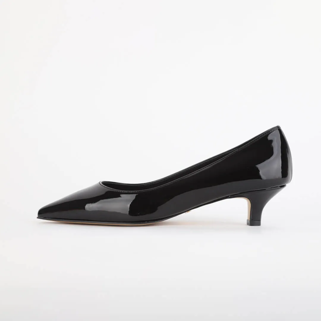 *UK size 1 - SISARA - black, 4cm heels