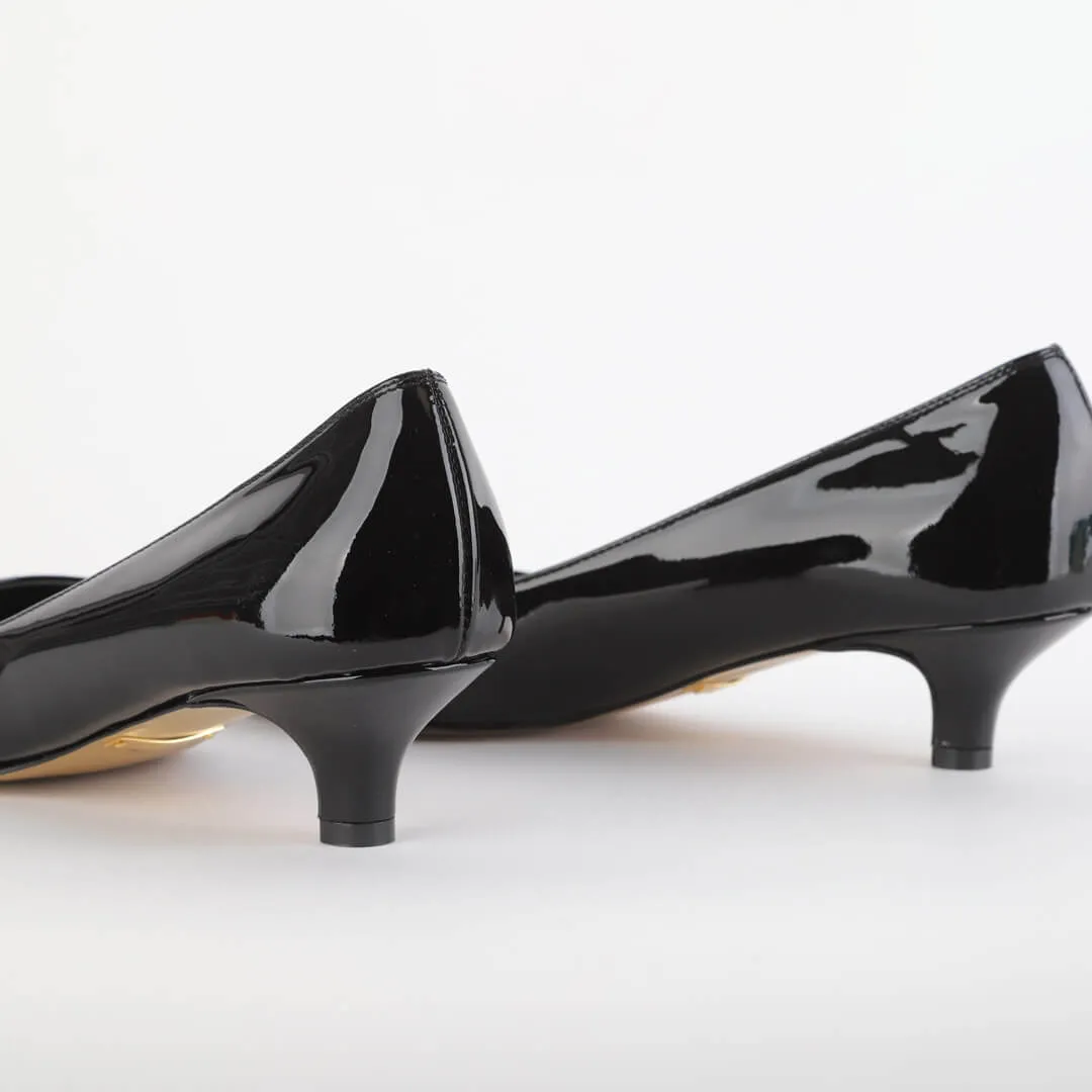 *UK size 1 - SISARA - black, 4cm heels
