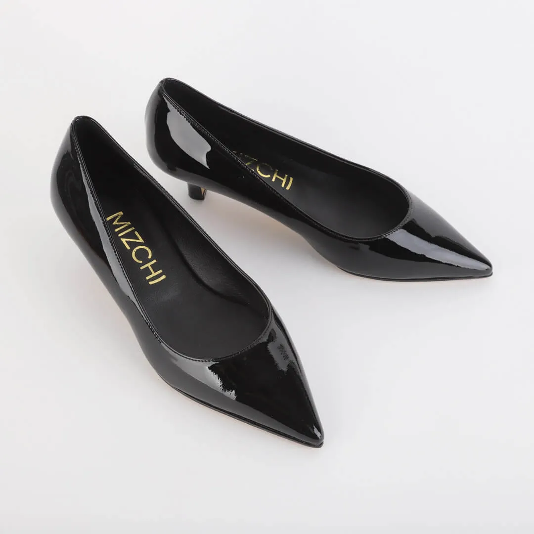 *UK size 1 - SISARA - black, 4cm heels