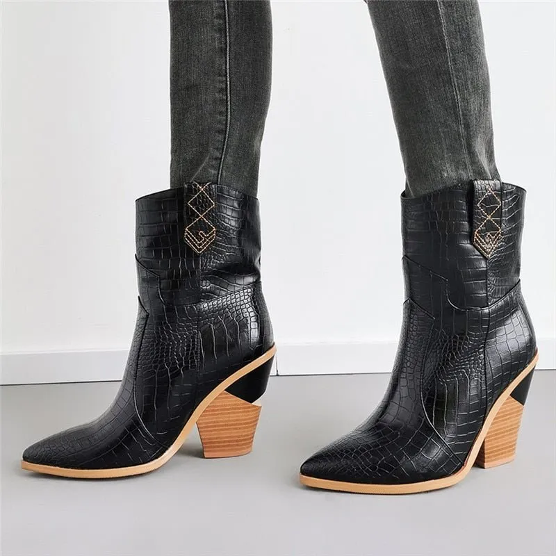Veltique Zephyrique Zipper Boots