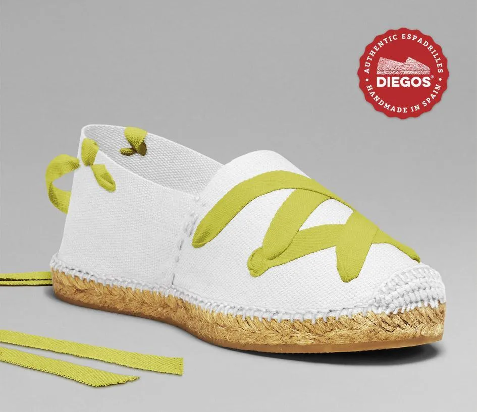 white classic espadrilles
