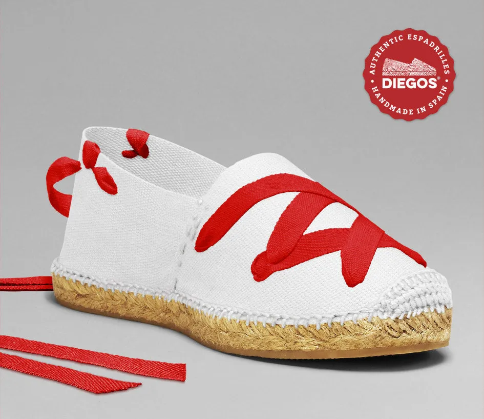 white classic espadrilles
