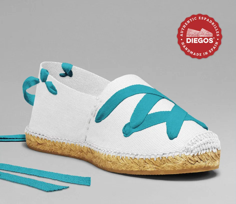 white classic espadrilles