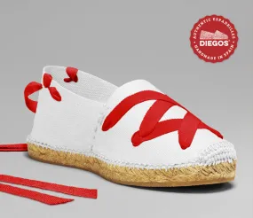 white classic espadrilles