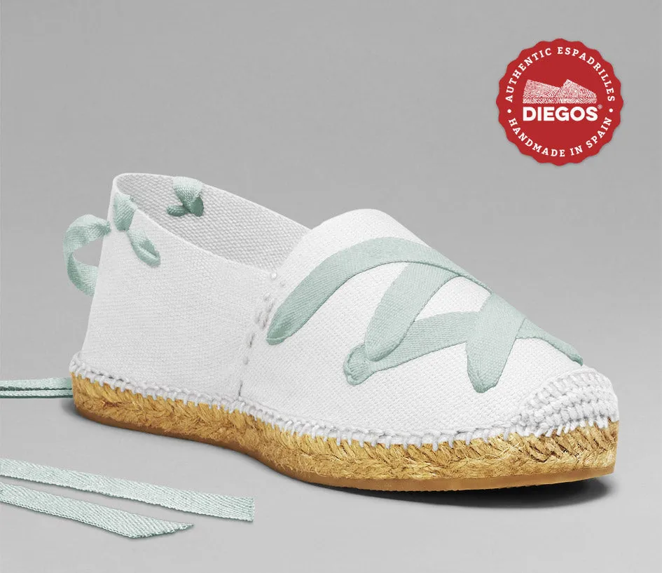 white classic espadrilles