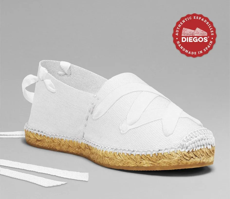 white classic espadrilles