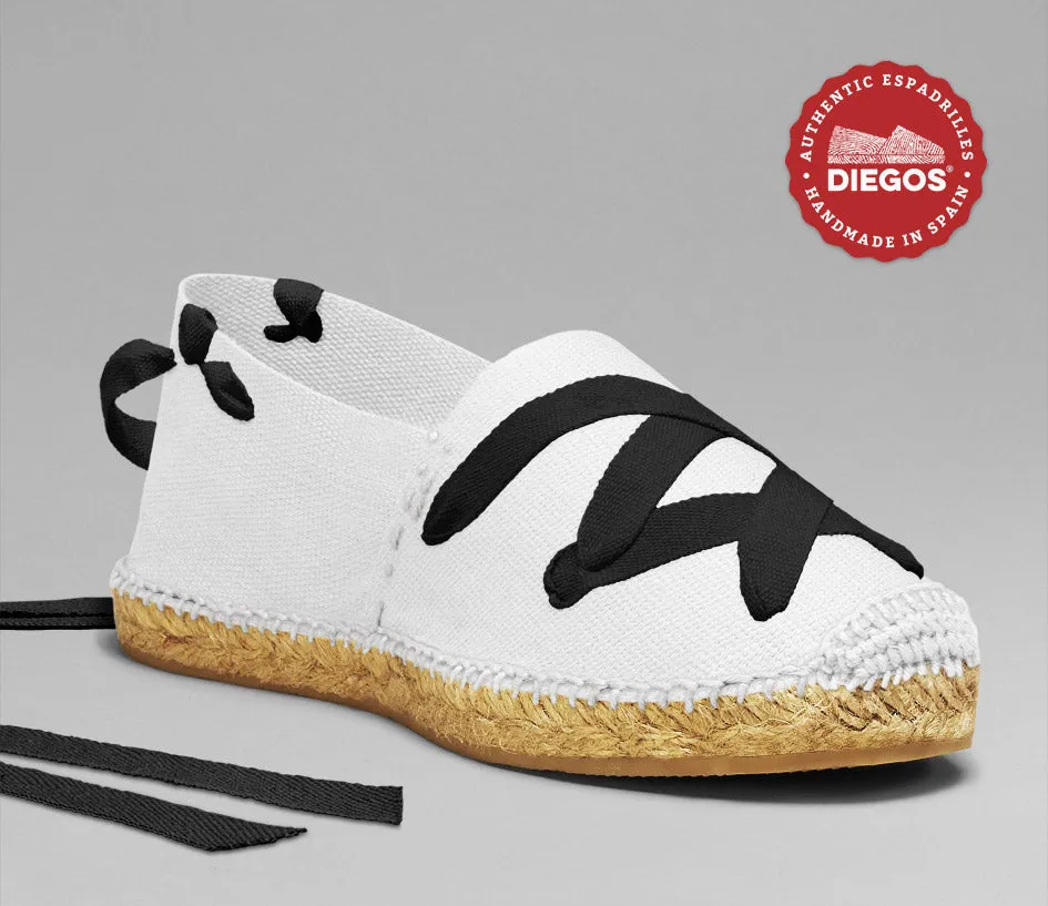 white classic espadrilles