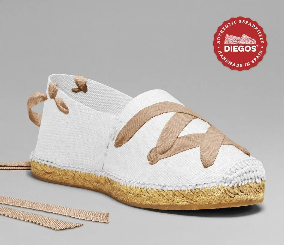 white classic espadrilles