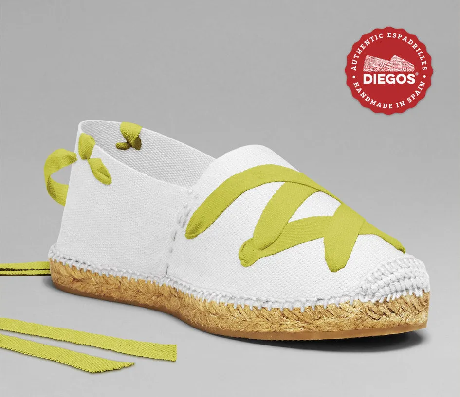 white classic espadrilles